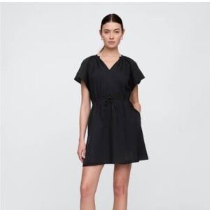 NWOT Gap Gauze Splitneck Midi Dress size Small